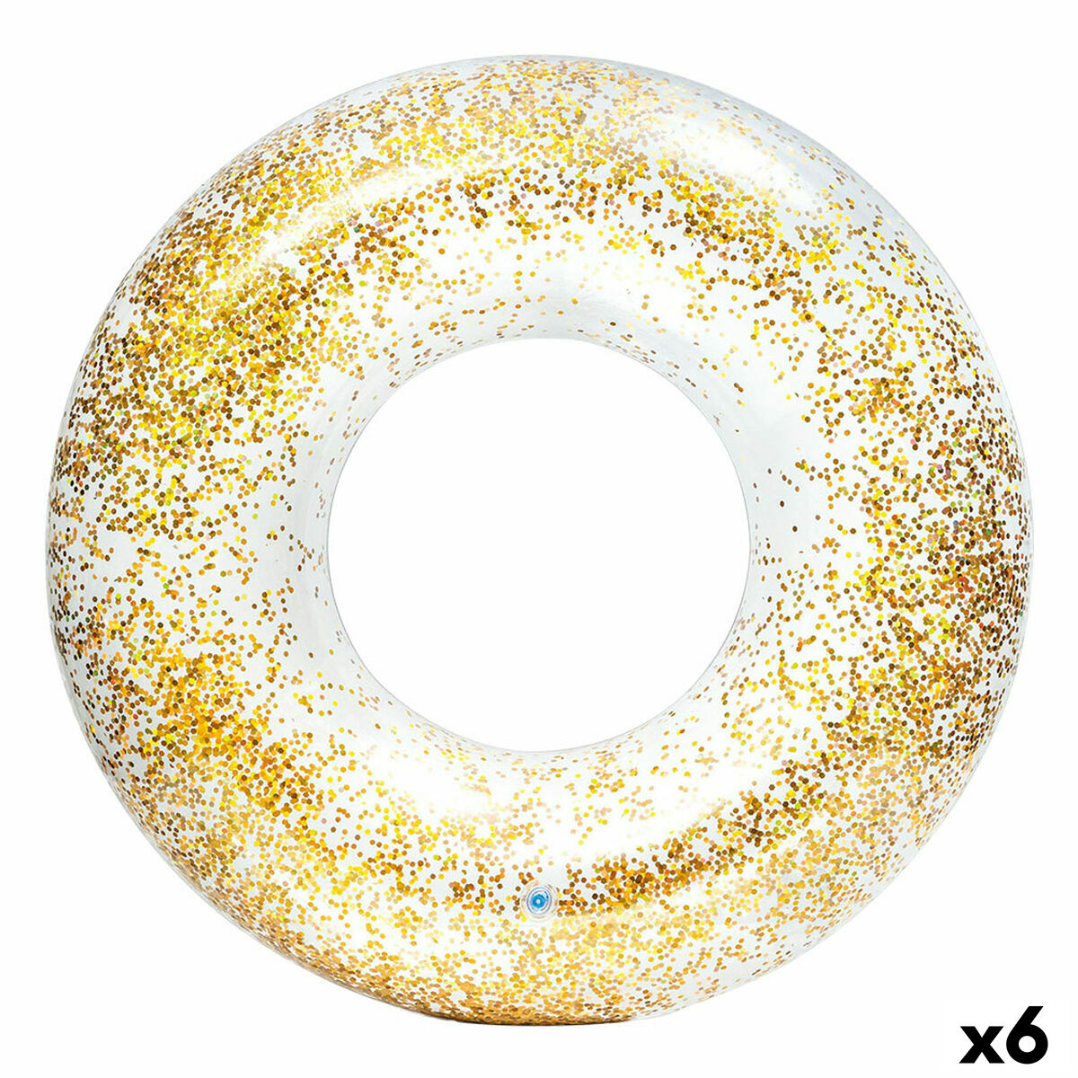 Salvagente Gonfiabile Donut Intex Trasparente Porporina  119 cm (6 Unità) - Disponibile in 3-4 giorni lavorativi