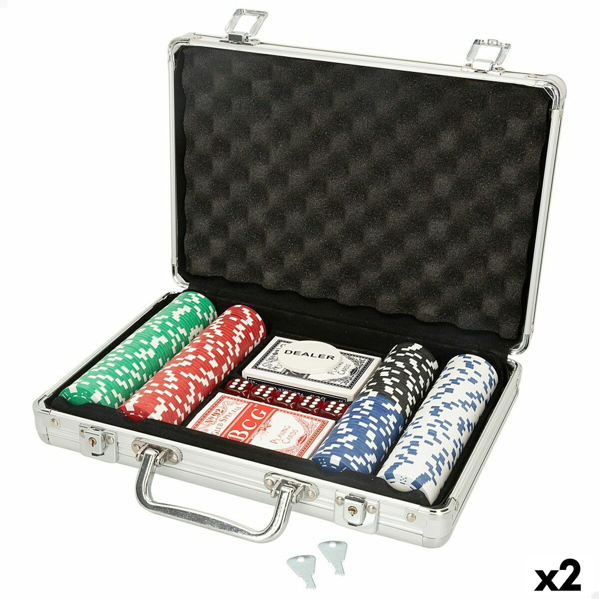 Set da Poker Colorbaby 2 Unità - Disponibile in 3-4 giorni lavorativi