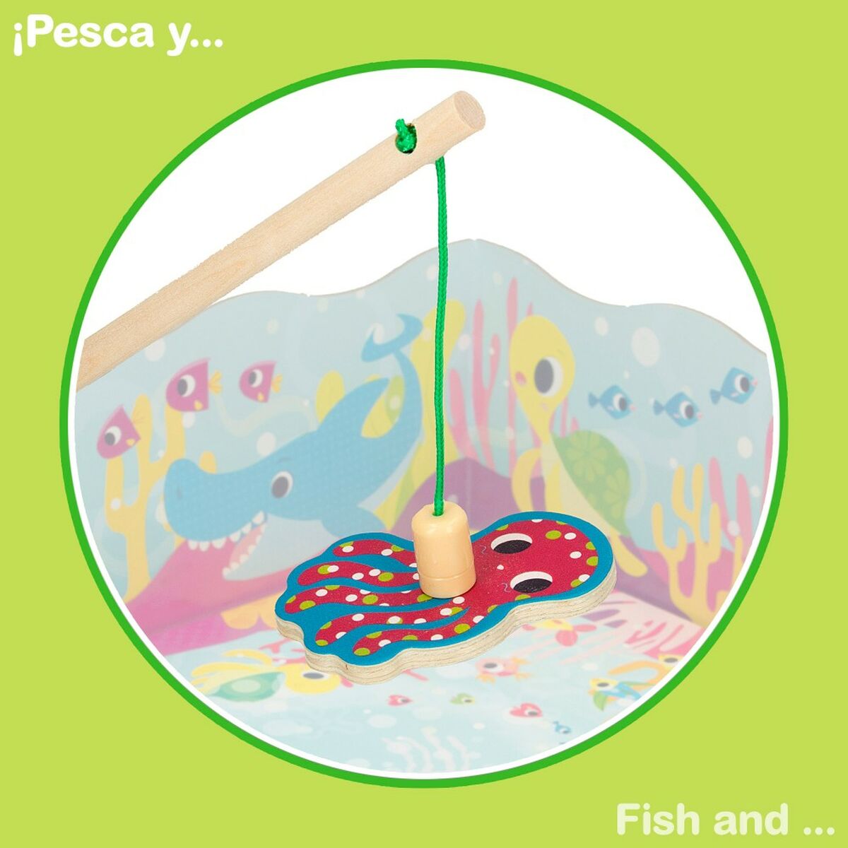Gioco da Tavolo Lisciani Montessori Pesca (6 Unità) - Disponibile in 3-4 giorni lavorativi