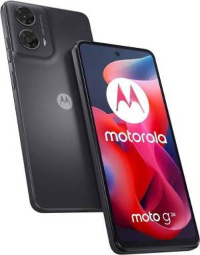 Motorola Moto G24 4+128GB 6.56" Matte Charcoal EU - Disponibile in 2-3 giorni lavorativi