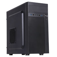 Case THEON - Mini Tower- mATX- PSU 500W- 2xUSB3- Full Black - Disponibile in 3-4 giorni lavorativi