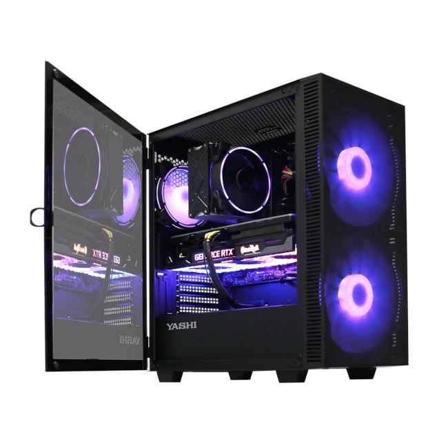 PC Computer GAMING YASHI EY11924 i5-12600K 16GB RAM DDR4 SSD 512GB M.2 NVMe RTX3060 12GB (3xDP 1xHDMI) NODVD Tastiera Mouse 1000W W11P