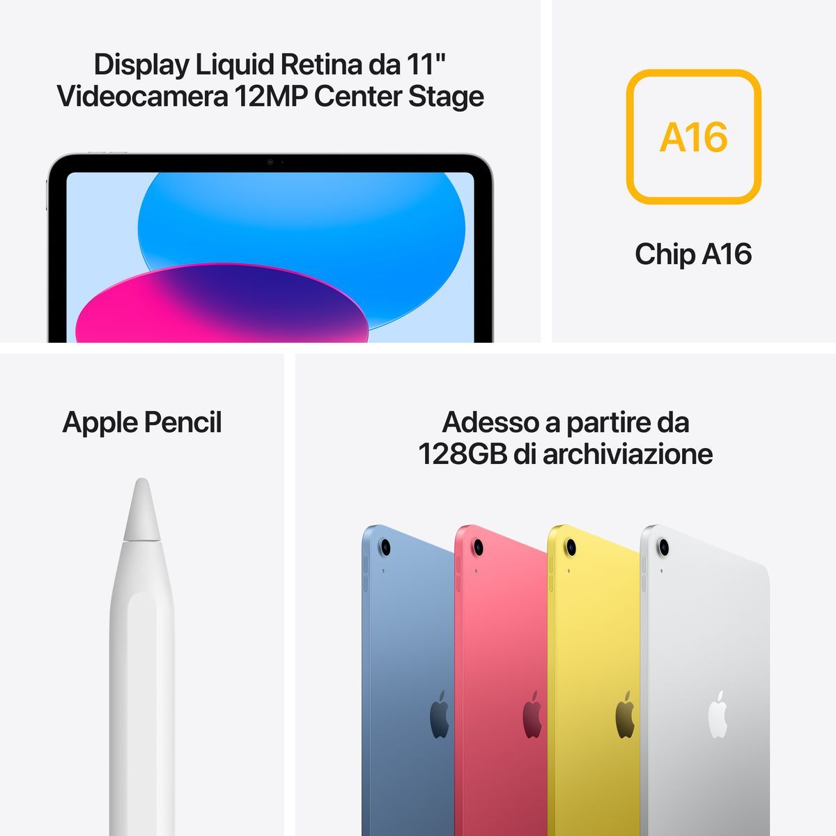 Apple iPad 2025 11Gen 11" 512GB Pink ITA MD5C4TY/A - Disponibile in 2-3 giorni lavorativi