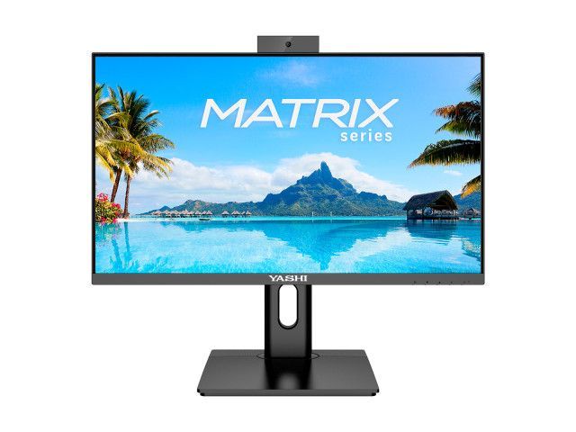 Monitor Led Nuovo YASHI MONITOR 27 LED IPS 16:9 FHD 1MS 120hz, 350 CDM, PIVOT, WEBCAM, USB-C, DP/HDMI, MULTIMEDIALE - Disponibile in 3-4 giorni lavorativi