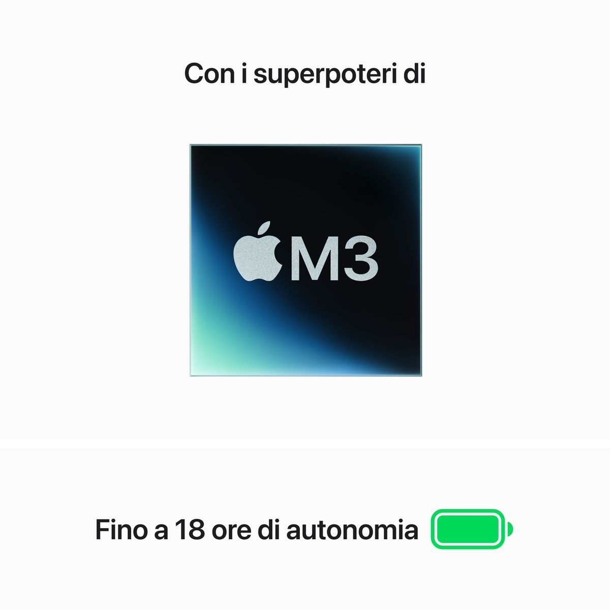 Notebook Apple MacBook Air 2024 15" M3 8C/10G 24/512GB Starlight MC9K4T/A - Disponibile in 2-3 giorni lavorativi