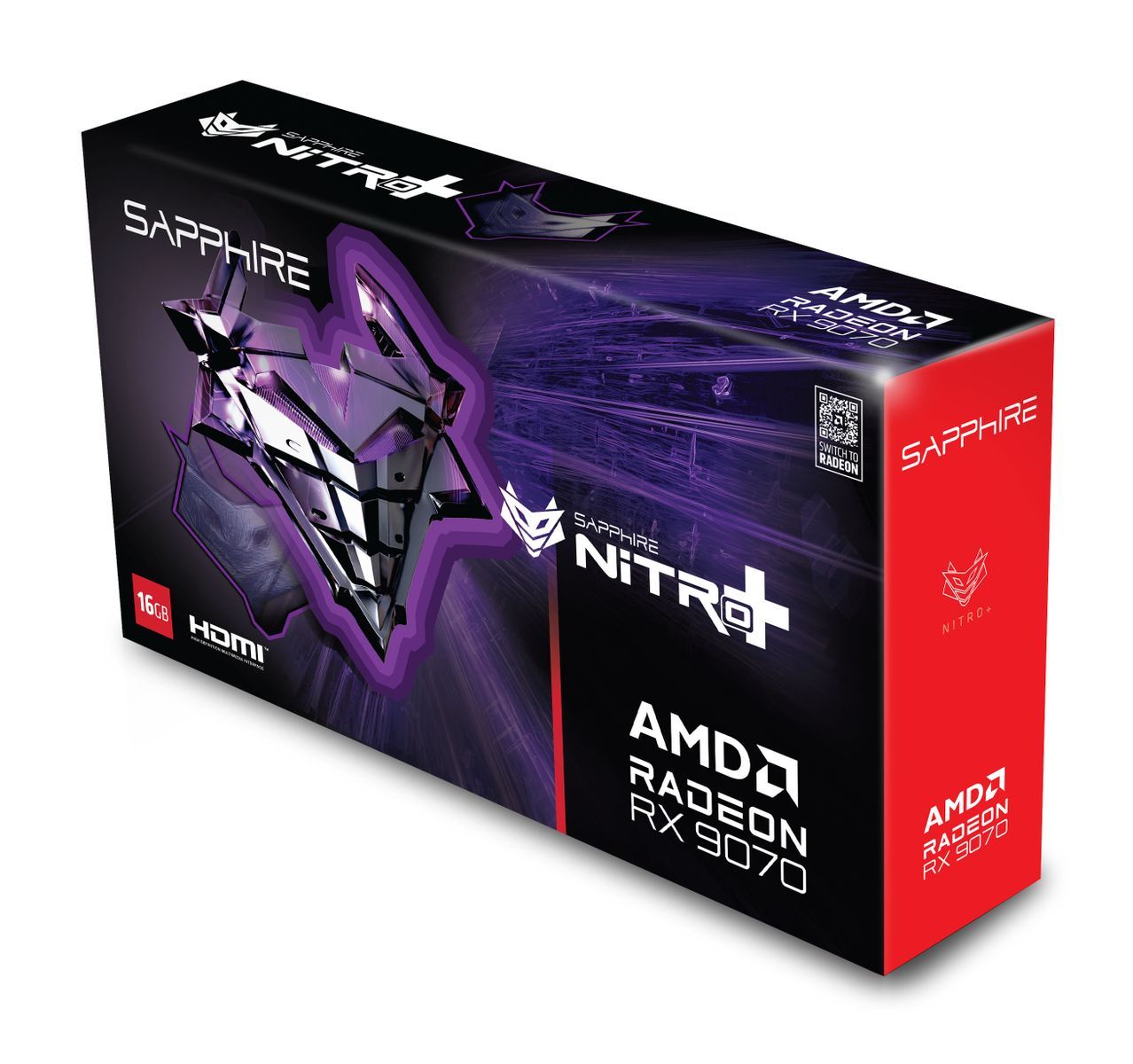 SAPPHIRE VGA RADEON RX 9070, NITRO RX 9070 GAMING OC 16GB DUAL HDMI / DUAL DP LITE - Disponibile in 3-4 giorni lavorativi