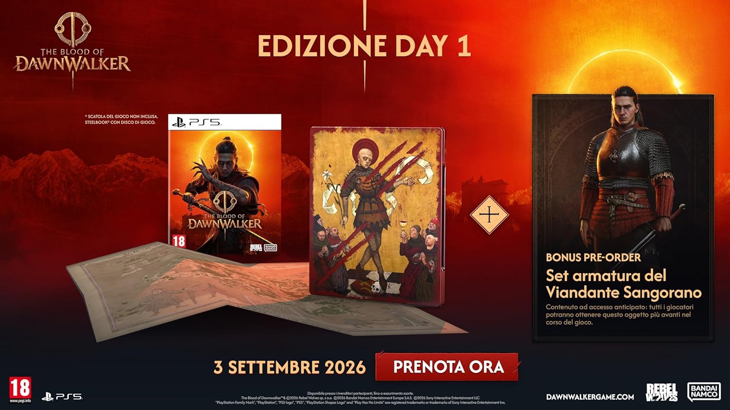 PS5 The Blood of Dawnwalker Dayone Edition - Disponibilità immediata