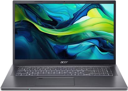 Acer Aspire 17 A17-51M - Intel Core 5 120U / 1.4 GHz - Win 11 Pro - Intel Graphics - 32 GB RAM - 512 GB SSD NVMe - 43.9 cm (17.3") IPS 1920 x 1080 (Full HD) - Wi-Fi 6E - Stahlgrau - kbd: Deutsch (NX.J02EG.01D) - Disponibile in 6-7 giorni lavorativi