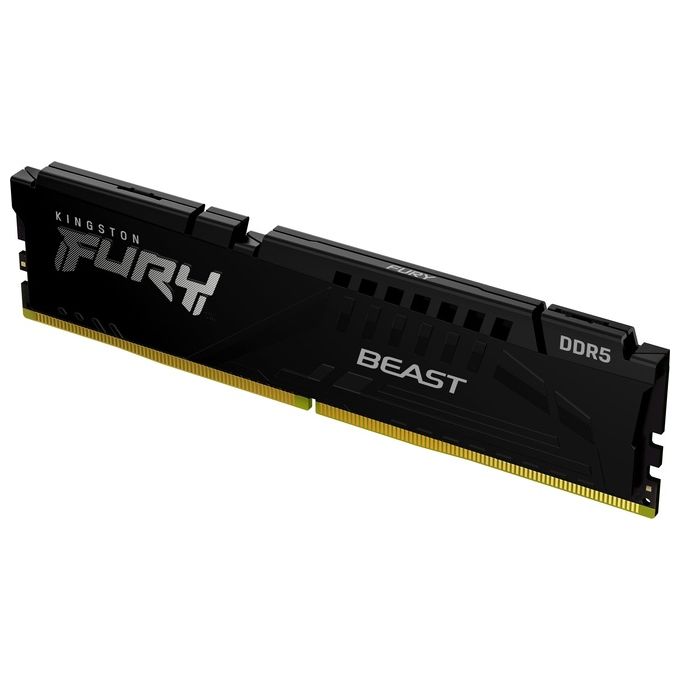 Kingston Fury Beast 16Gb DDR5 4800MHz CL38 DIMM Memoria Gaming Kit per Computer Fissi - Disponibile in 3-4 giorni lavorativi