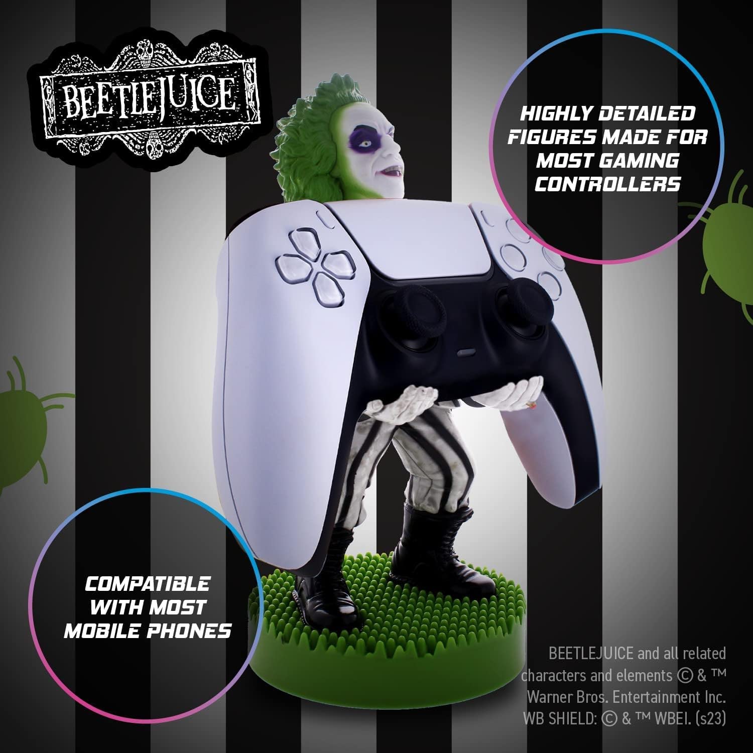Cable Guy Beetlejuice Gaming Controller Phone Holder Stand (porta smartphone/controller) GED