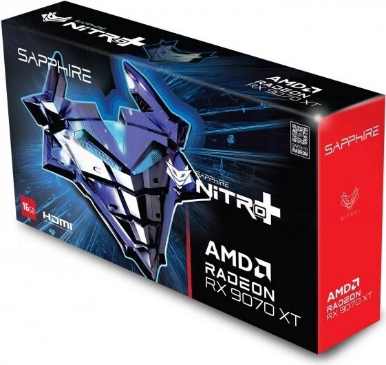 Sapphire Nitro+ AMD Radeon RX 9070 XT OC 16 GB - Grafikkarte - 16.384 MB (11348-01-20G) - Disponibile in 6-7 giorni lavorativi