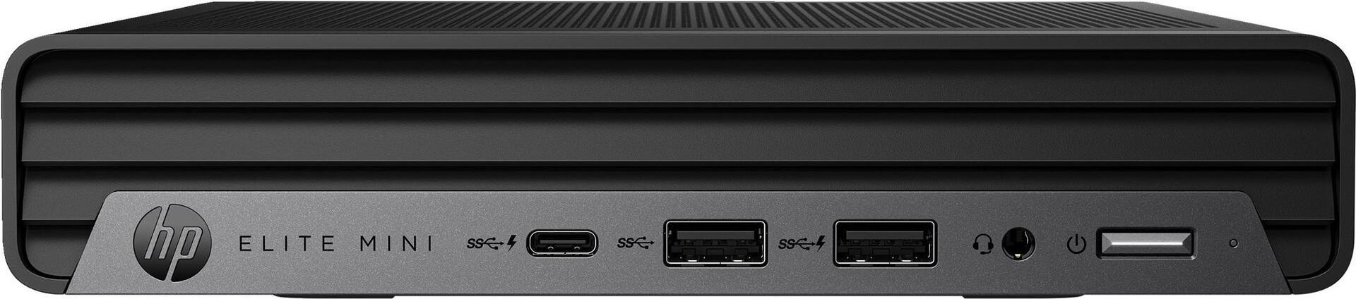 HP Elite 805 G8 - Wolf Pro Security - Mini Desktop - Ryzen 5 5600GE / 3.4 GHz - RAM 16 GB - SSD 256 GB - NVMe - Radeon Graphics - 1GbE, Bluetooth 5.3, Wi-Fi 6 - WLAN: 802.11a/b/g/n/ac/ax, Bluetooth 5.3 - Win 11 Pro - Monitor: keiner - Tastatur: Deuts...