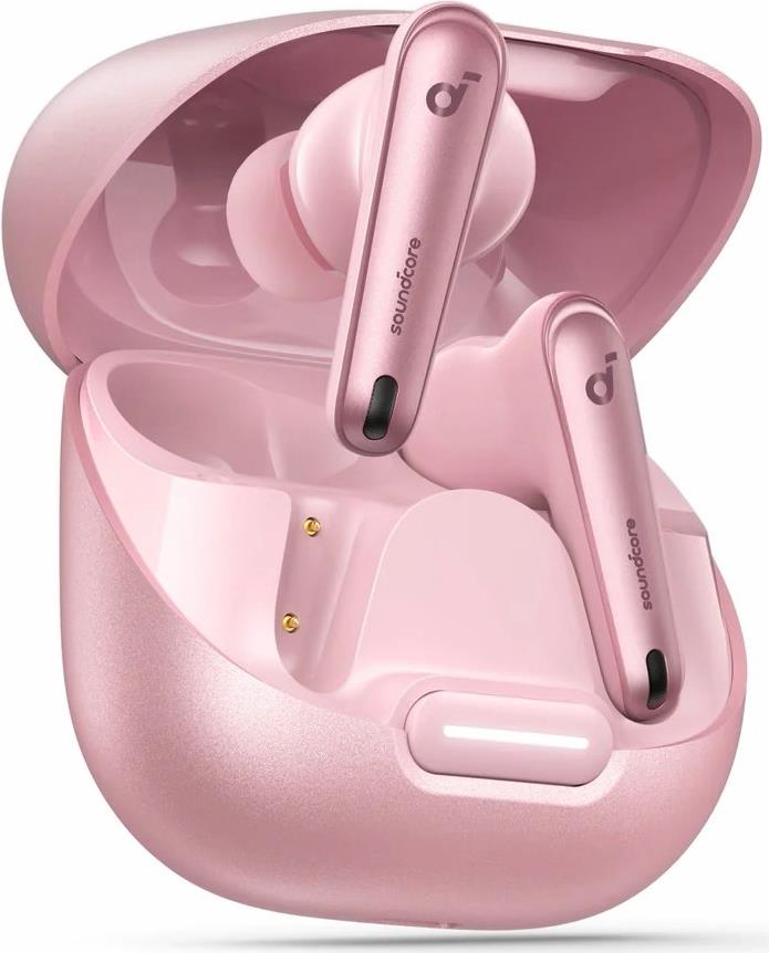 Soundcore Liberty 4 NC - True Wireless-Kopfhrer mit Mikrofon - im Ohr - Bluetooth - aktive Rauschunterdrckung - pastellrosa (A3947G51) - Disponibile in 6-7 giorni lavorativi