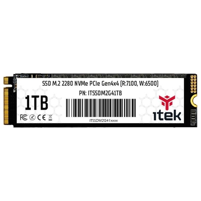 Itek ITSSDM2G41TB Drives allo Stato olido M.2 1Tb PCI Express 4.0 3D NAND NVMe - Disponibile in 3-4 giorni lavorativi