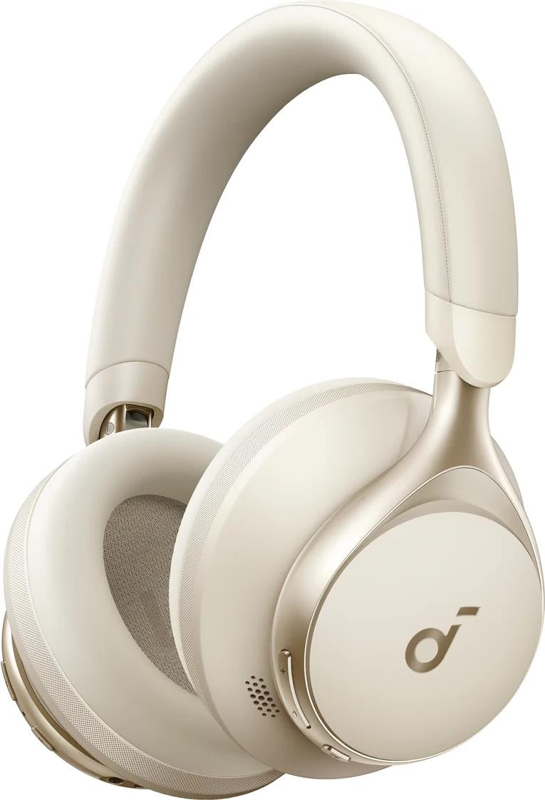 Soundcore Space One Kopfhrer Verkabelt & Kabellos Kopfband Anrufe/Musik Bluetooth Cremefarben (A3035G21) - Disponibile in 6-7 giorni lavorativi