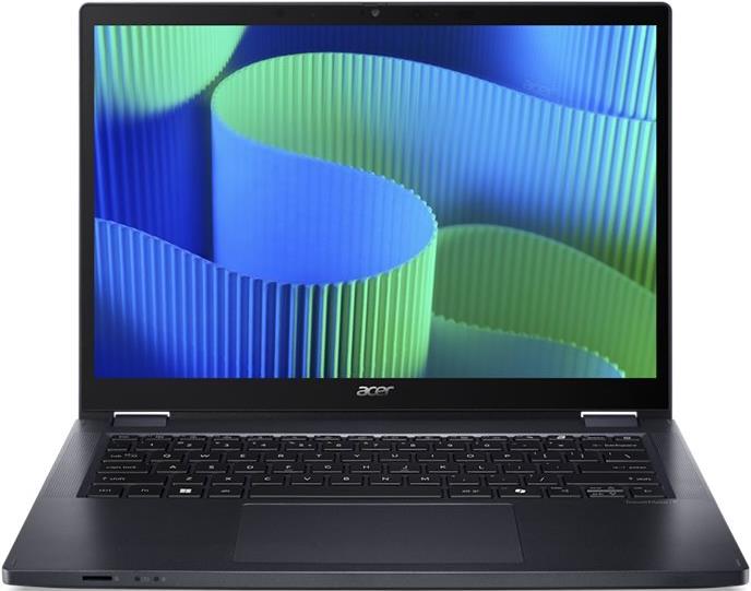 Acer TravelMate P4 Spin 14 TMP414RN-54-TCO - Flip-Design - Intel Core Ultra 7 155U / 1.7 GHz - Win 11 Pro - Intel Graphics - 32 GB RAM - 1.024 TB SSD NVMe - 35.6 cm (14") IPS Touchscreen 1920 x 1200 - Wi-Fi 6E - Slate Blue - kbd: Deutsch (NX.B7WEG.00...