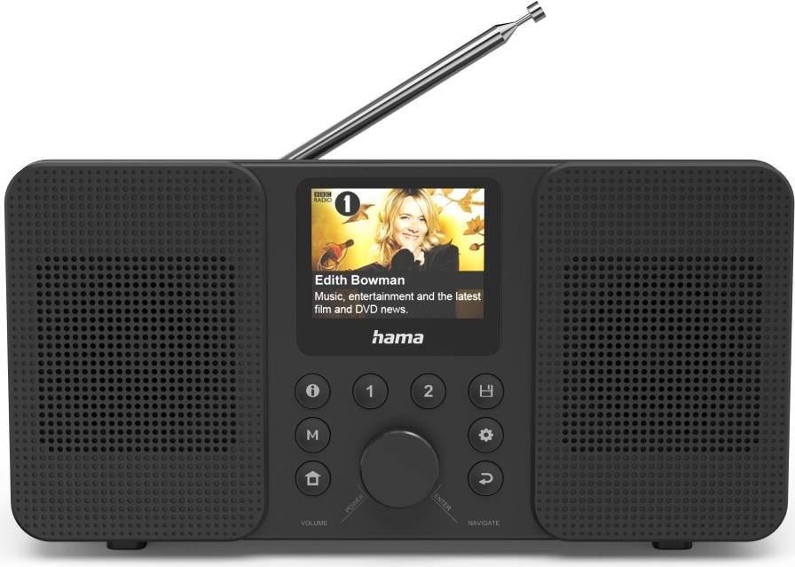Hama Digitalradio DIR10, DAB+/Internetradio/Bluetooth RX/App (00054257) - Disponibile in 6-7 giorni lavorativi