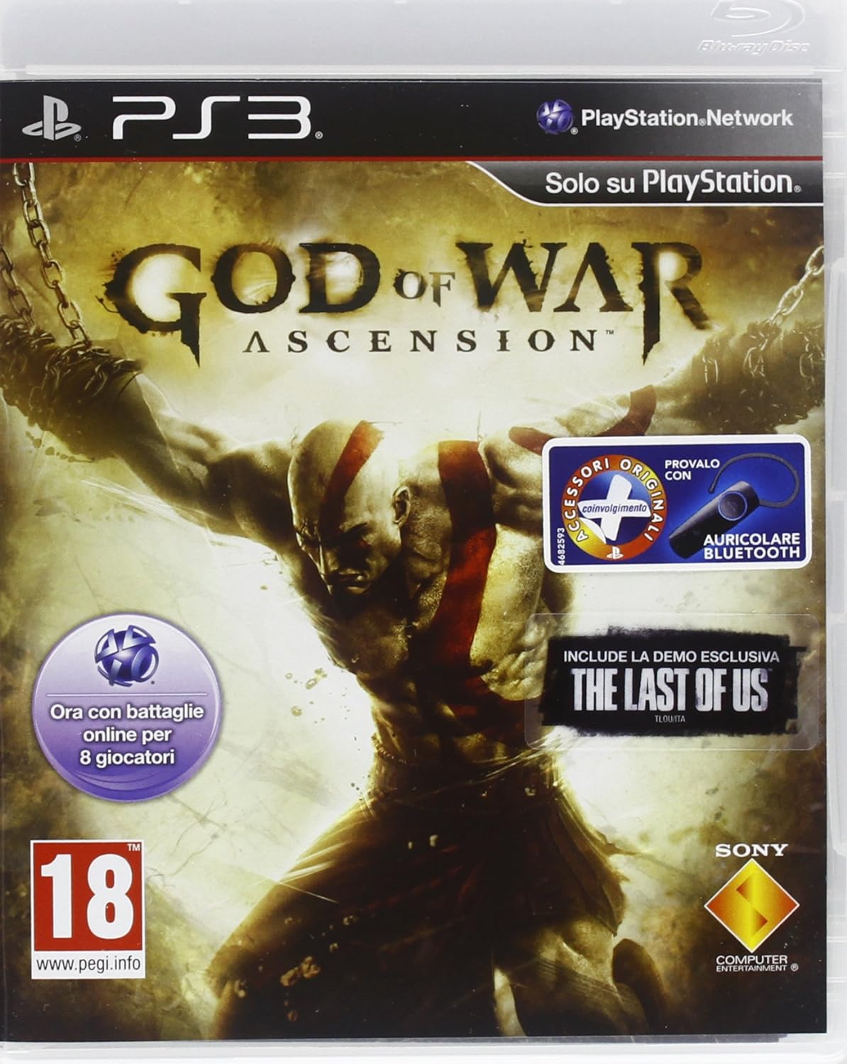 PS3 God Of War Ascension - Usato Garantito Disponibilità immediata Sony
