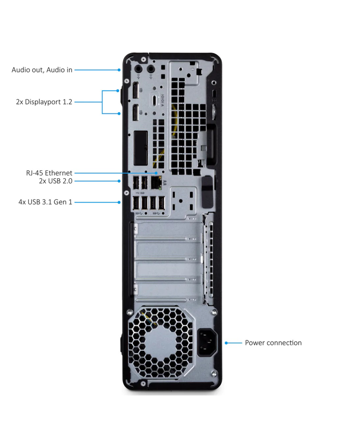 PC Desktop ricondizionato HP ELITEDSK 800 G3 SFF - Processore: i7-6700 - Ram: 16 GB - Archiviazione 480 GB SSD - Windows 10 Pro - DVD-RW - Garanzia 1 anno Disponibilità immediata TOSHIBA