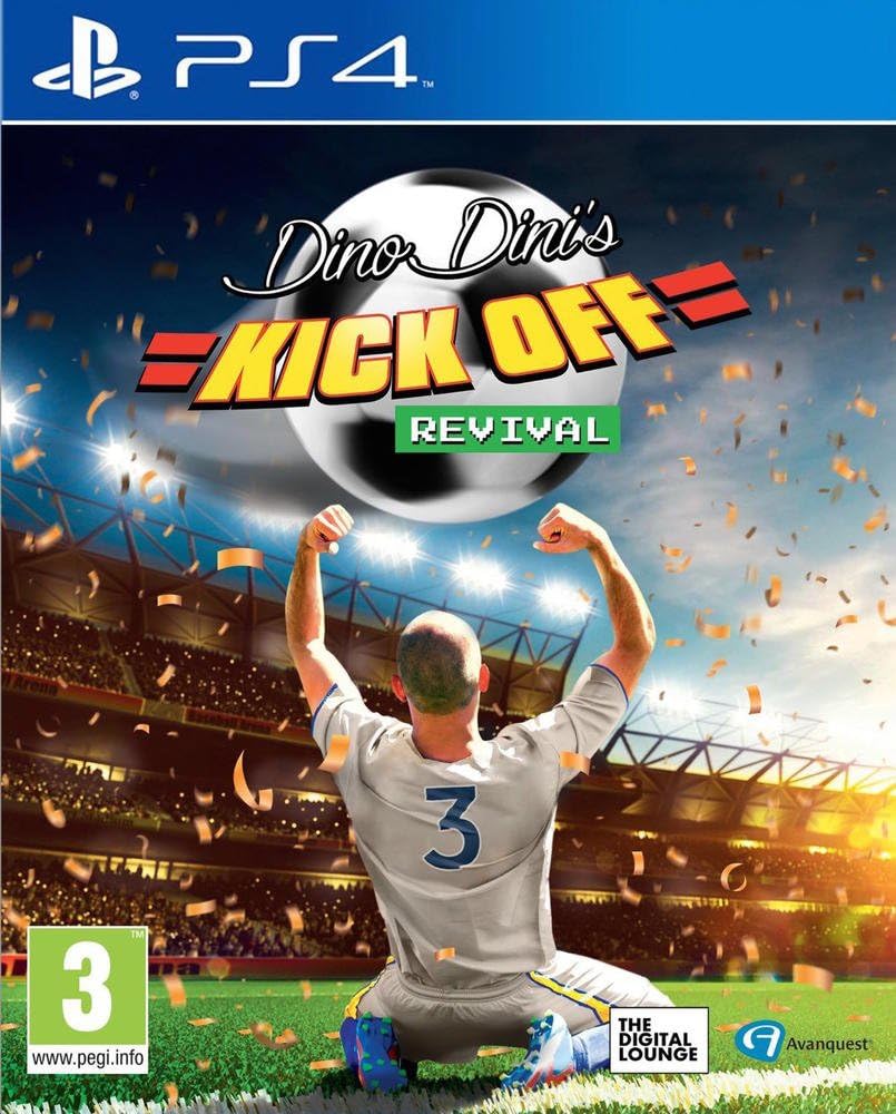 PS4 Dino Dini's Kick Off Revival + T-shirt Limited Edition - Usato Garantito Disponibilità immediata (copia)