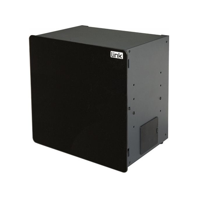 Link Box per Dispositivi Home con Porta Nera in Vetro 345x232x345mm Wi-Fi Box - Disponibile in 3-4 giorni lavorativi