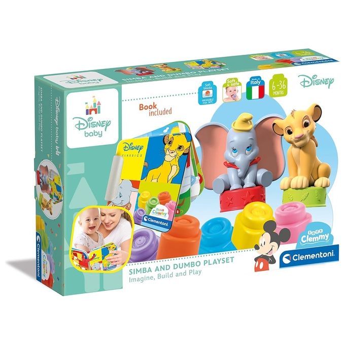 Clementoni Simba and Dumbo Book Playset - Disponibile in 3-4 giorni lavorativi