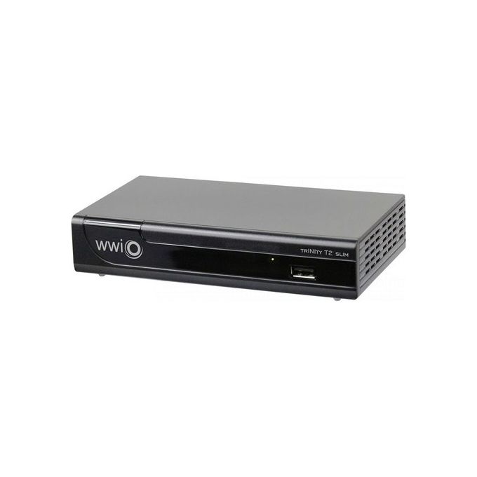 Wwio Trinity T2 Slim Decoder Terrestre DVB-T2 HEVC 10 bit Full Hd Scart - Disponibile in 3-4 giorni lavorativi