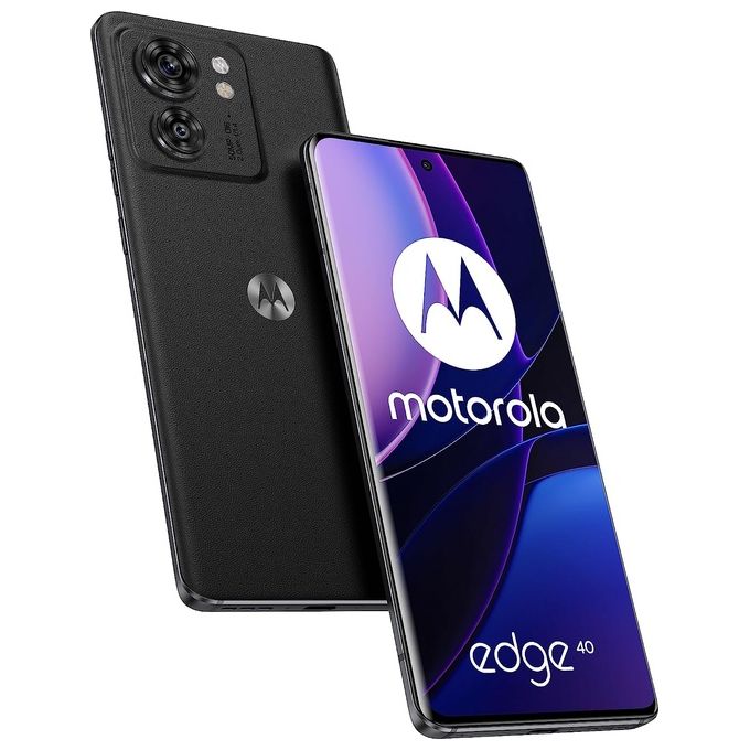 Smartphone nuovo Motorola Edge 40 5G 8Gb 256Gb 6.55'' Oled 144Hz Dual Sim Eclipse Black - Disponibile in 3-4 giorni lavorativi