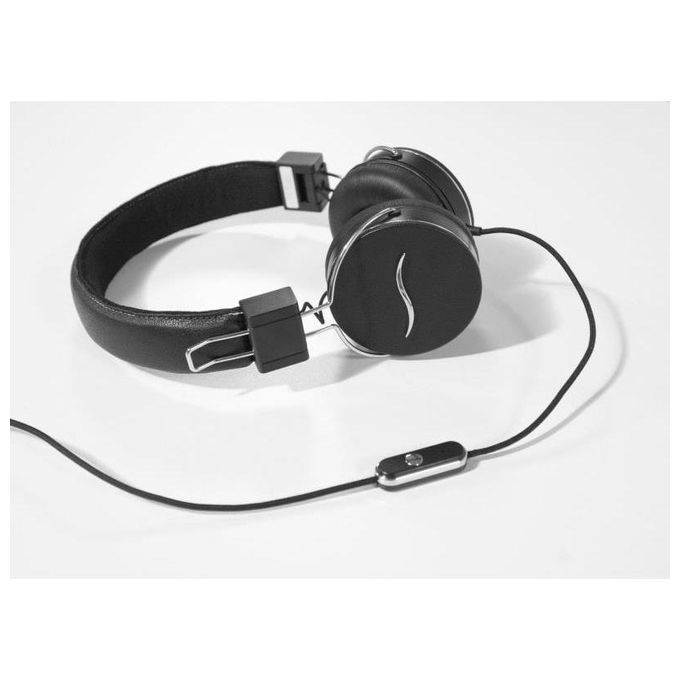 HI-FUN Cuffie Professionali Rivestite in Tessuto Nappa Black per Audio di Alta Qualita' e Comfort Duraturo - Disponibile in 3-4 giorni lavorativi