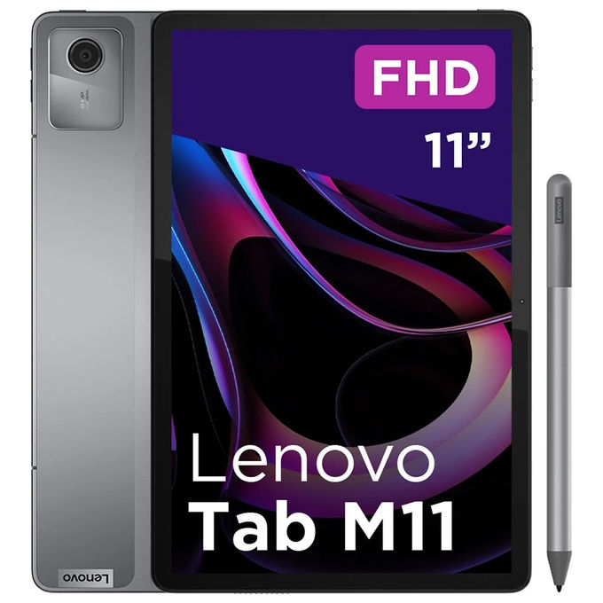 Tablet Nuovo Lenovo Tab M11 10.96'' 8Gb 128Gb WiFi Luna Grey + Pen - Disponibile in 3-4 giorni lavorativi