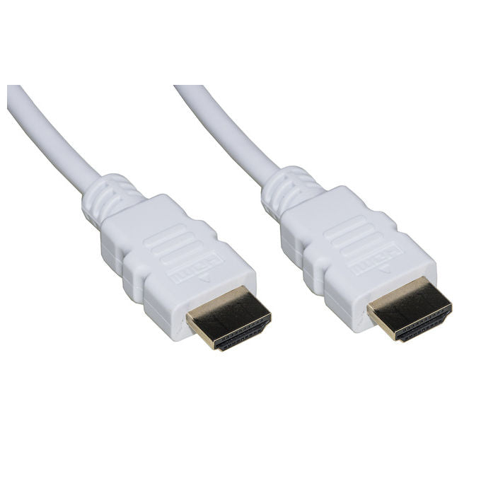 Link cavo hdmi 4kx2k per pc, notebook, hdtv, ecc contatti dorati mt 1 colore bianco - Disponibile in 3-4 giorni lavorativi