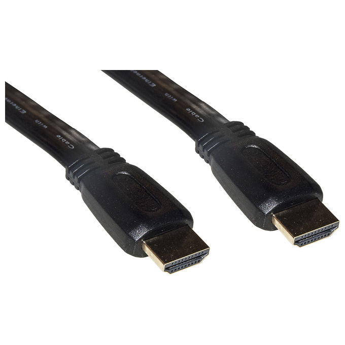 Link cavo piatto hdmi 4k contatti dorati mt 2 - Disponibile in 3-4 giorni lavorativi
