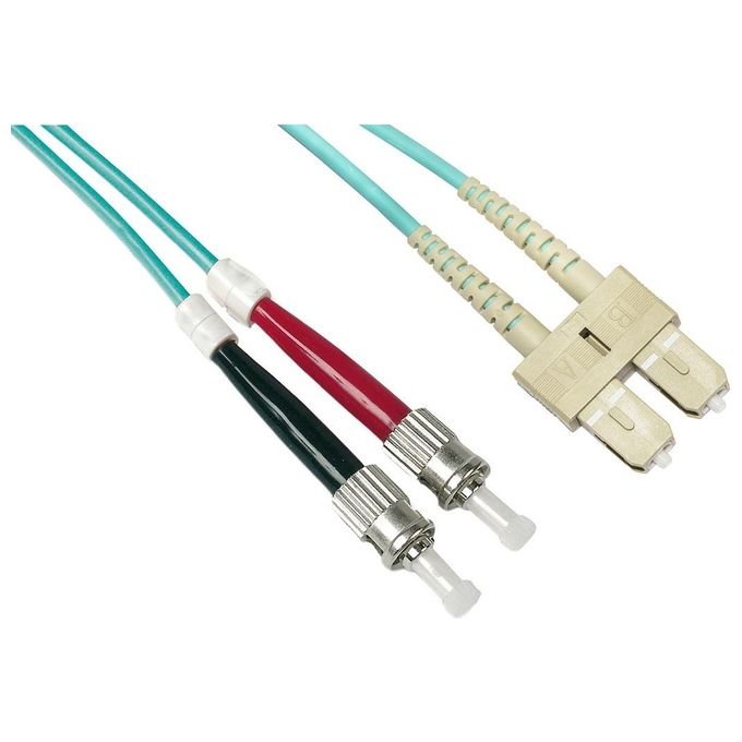 Link cavo fibra ottica sc a st multimode duplex om3 50-125 mt.1 - Disponibile in 3-4 giorni lavorativi