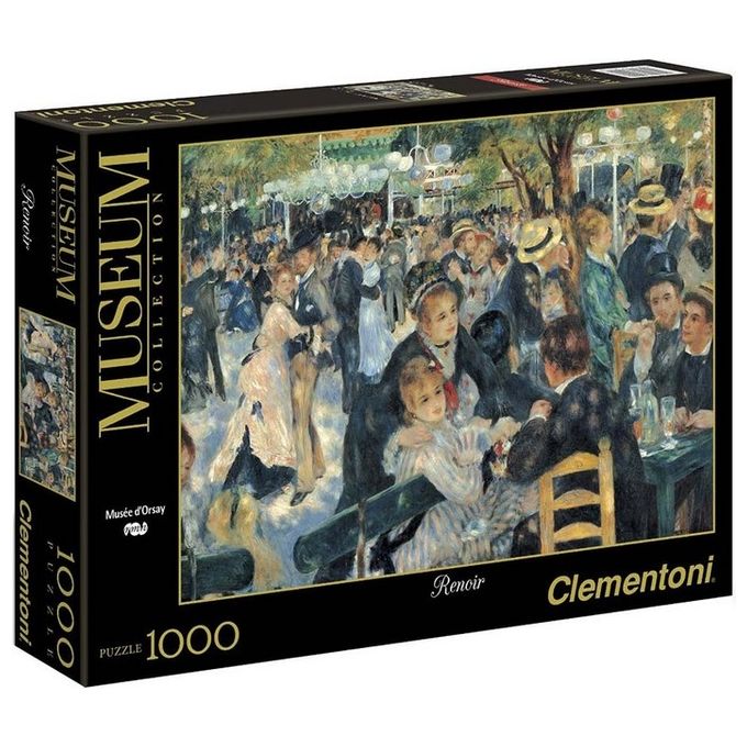 Puzzle 1000 Pz - Museum Collection - Musee DOrsay - Renoir - Il Ballo Al Moulin De La Galette - Disponibile in 3-4 giorni lavorativi