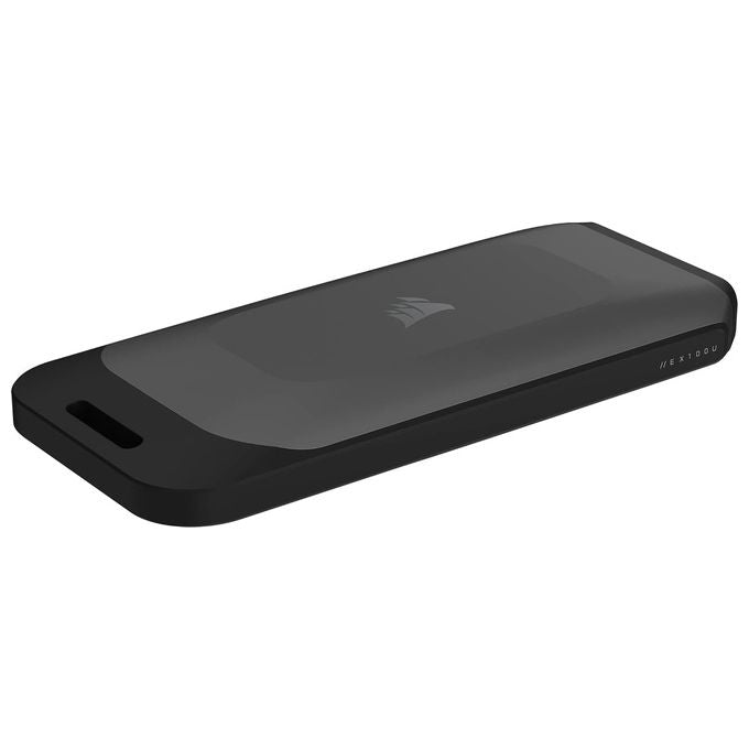 Corsair EX100U da 1TB Unita' di Archiviazione Fulminea USB Type-C Portatile - per qualsiasi PC-Mac-Console, Connessione Gen2 x2, Dotazione i cavi USB tipo C e A - Nero - Disponibile in 3-4 giorni lavorativi