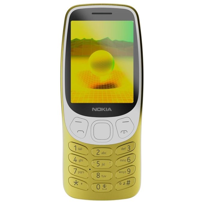 Nokia 3210 4G 2024 Display 2.4'' Fotocamera Bluetooth mp3 Y2K Gold - Disponibile in 3-4 giorni lavorativi