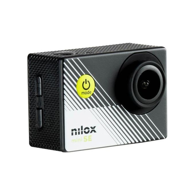 Nilox Action Cam Mini-SE 4K WiFi con Risoluzione 4K-30 fps Stabilizzatore Elettronico Schermo 2'' LCD - Disponibile in 3-4 giorni lavorativi
