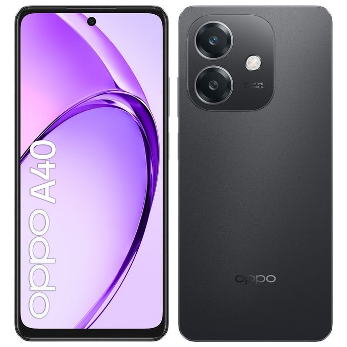 Smartphone nuovo Oppo A40 4-128Gb 6.67'' Dual Sim Sparkle Black - Disponibile in 3-4 giorni lavorativi