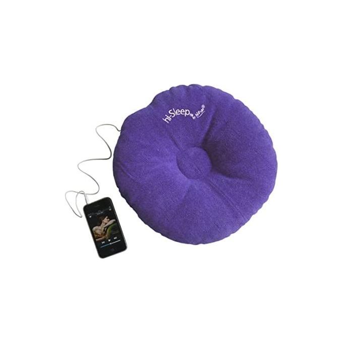 Hi-Sleep Cuscino Musicale con Speaker Incorporato e Jack 3.5 Light Violet - Disponibile in 3-4 giorni lavorativi