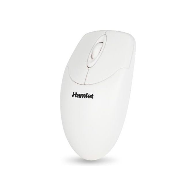 Hamlet Mouse Ottico Usb 1000dpi Bianco - Disponibile in 3-4 giorni lavorativi