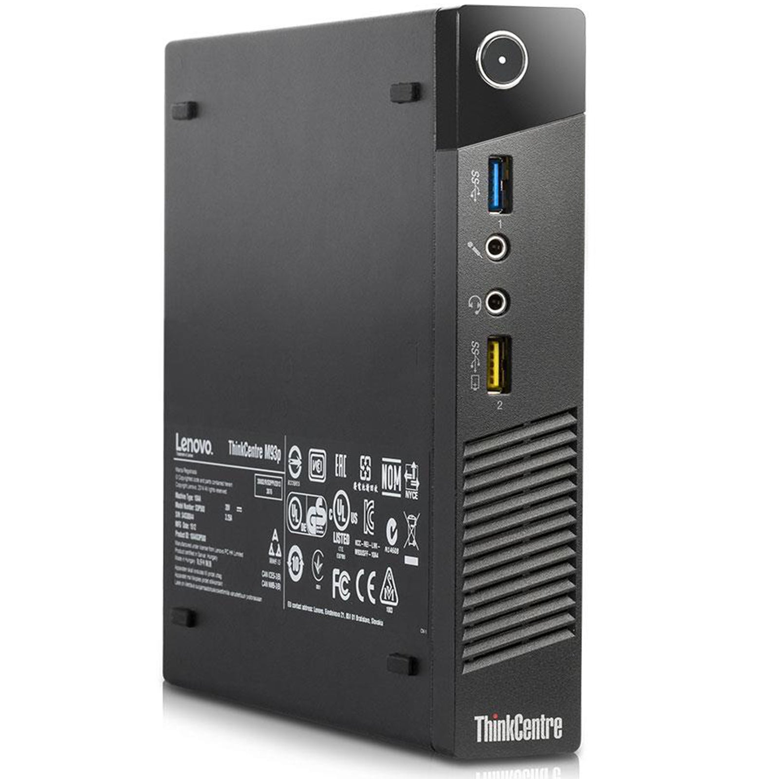 PC Desktop Ricondizionato - Grado A - Lenovo ThinkCentre M93p Tiny PC Computer Intel Core i7-4765T Ram 8GB SSD 240GB Freedos (Ricondizionato Grado A) - Disponibile in 2-4 giorni lavorativi