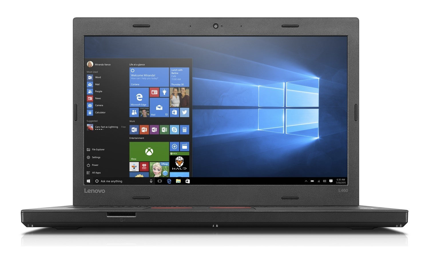 Notebook ricondizionato - Grado A - Lenovo ThinkPad L460 Notebook 14" Full HD Intel i5-6200U Ram 8GB SSD 240GB Webcam (Ricondizionato Grado A) - Disponibilità immediata