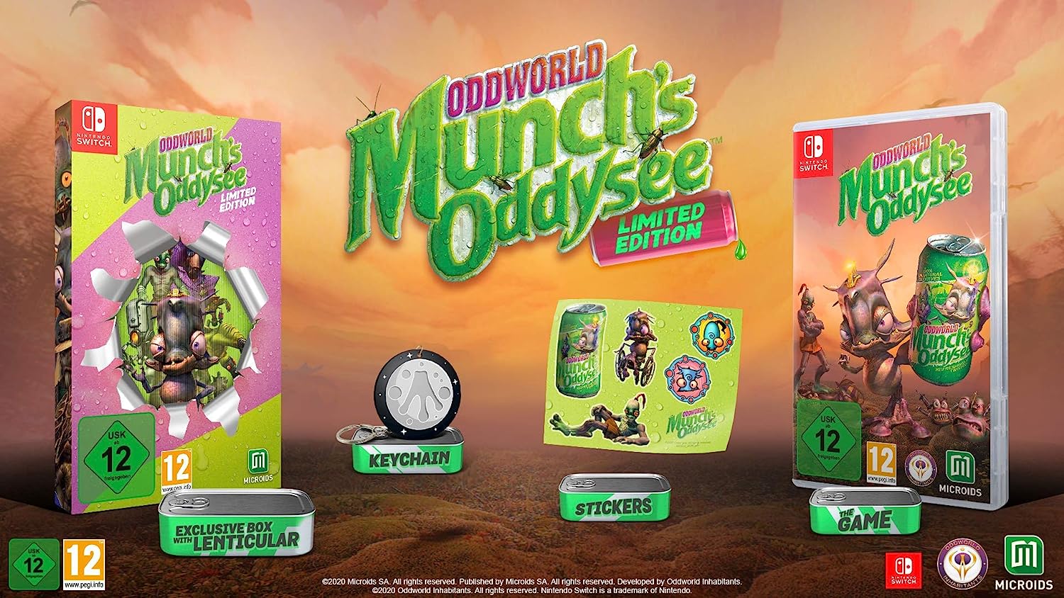Switch Oddworld Munch's Odyssey (Limited Edition) Disponibilità immediata Microids