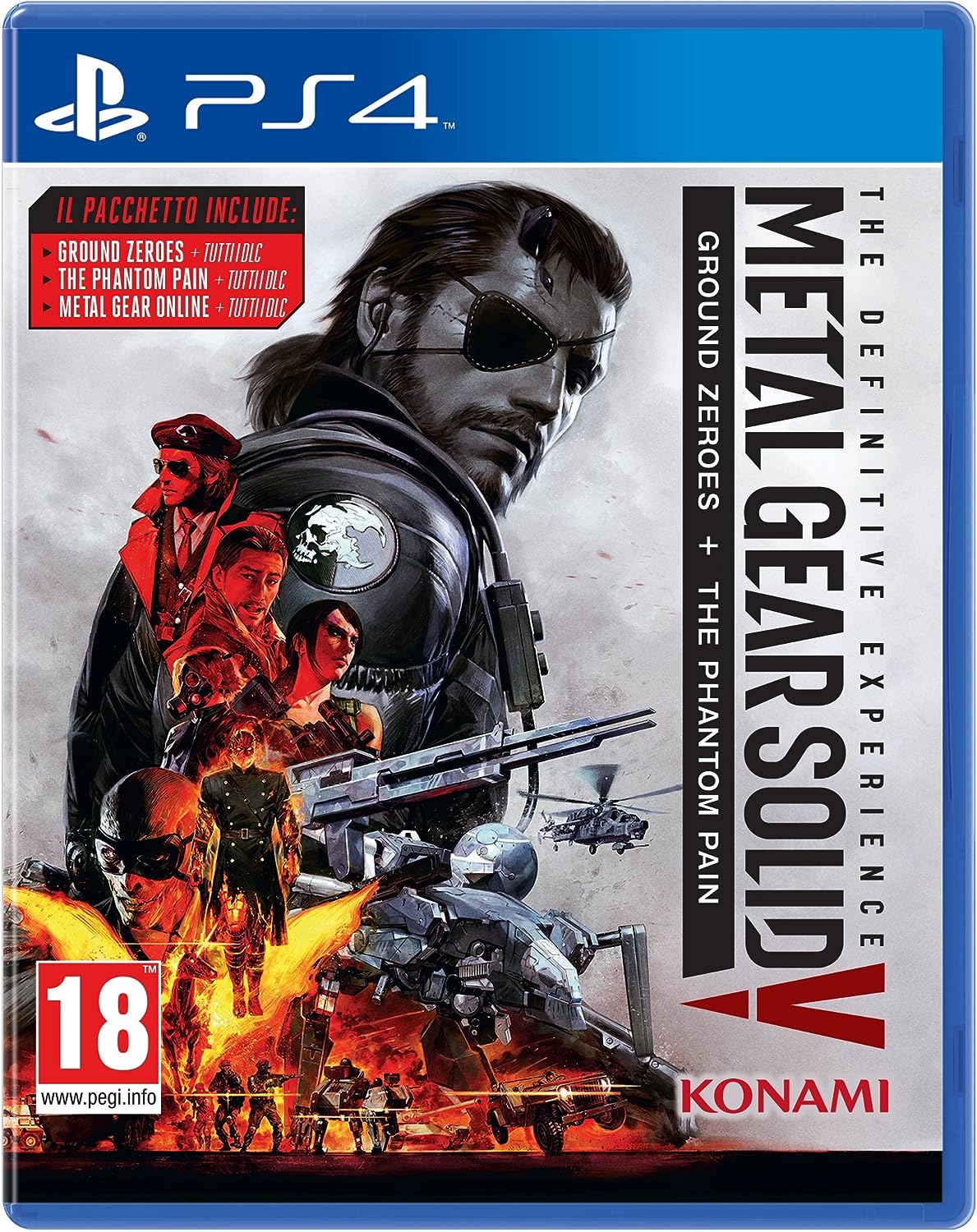 PS4 Metal Gear Solid 5: Definitive Experience - PS Hits EU Disponibilità immediata Konami
