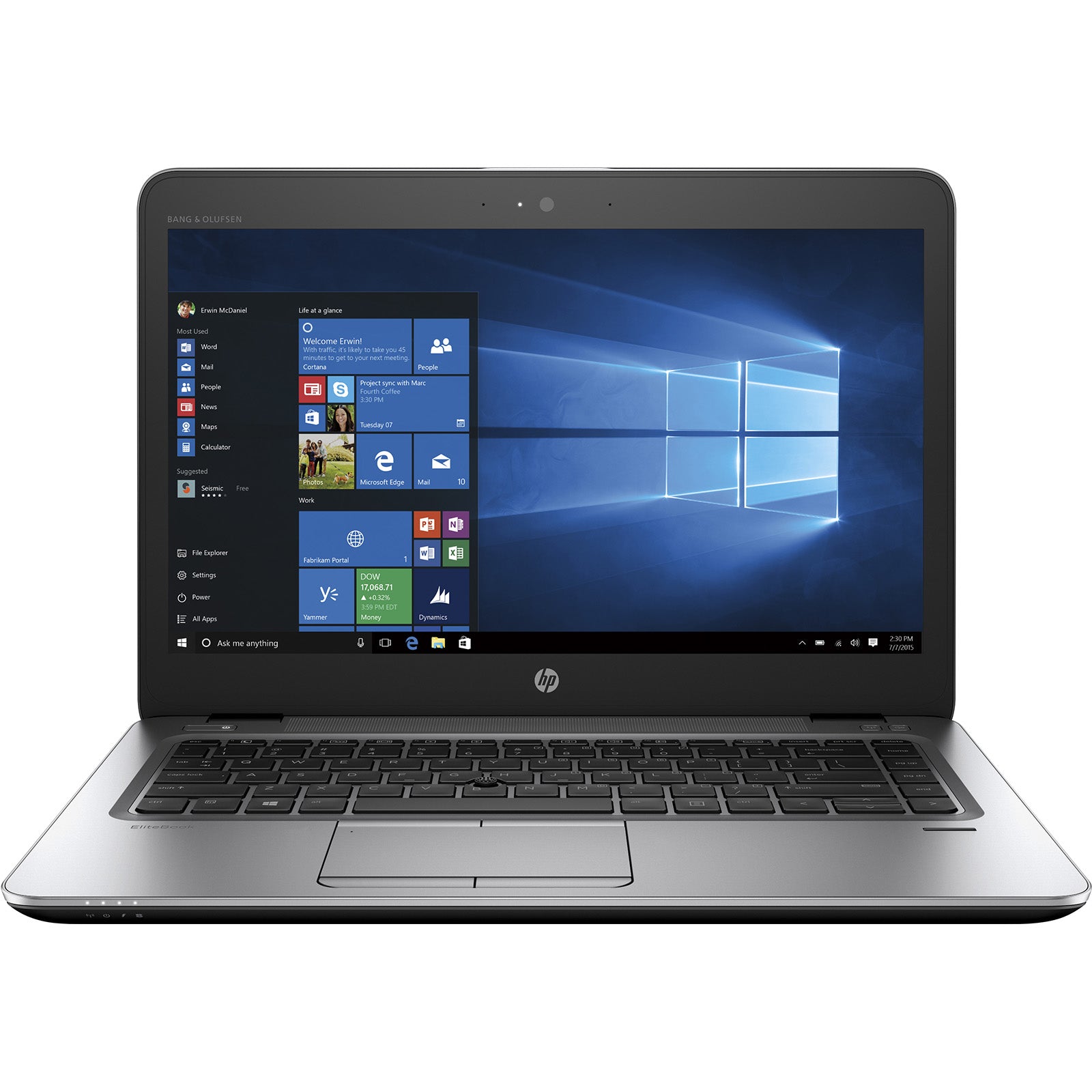 Notebook ricondizionato - Grado A - Notebook PC Portatile Ricondizionato HP EliteBook 840 G4 14" Core i5-7200U Ram 8GB SSD 240GB Webcam Freedos - Disponibile in 2-4 giorni lavorativi