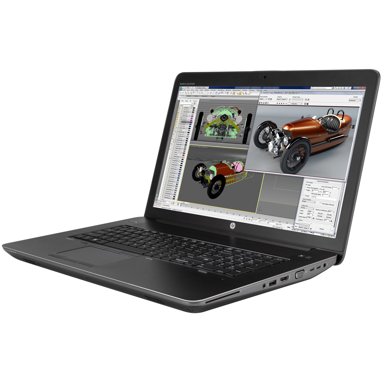 Notebook ricondizionato - Grado A - Notebook PC Portatile Ricondizionato HP Workstation ZBook 17 G3 17.3" Intel i5-6440HQ Ram 16GB SSD 512GB Webcam Freedos - Disponibile in 2-4 giorni lavorativi
