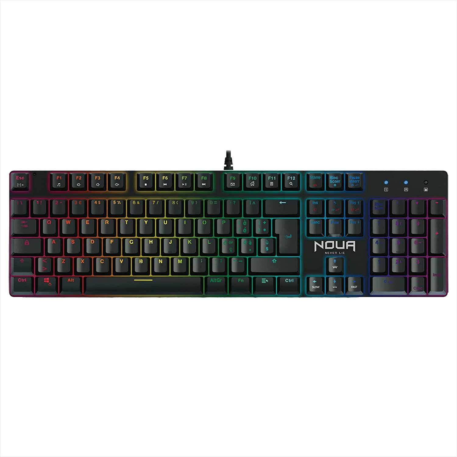 Noua Tastiera USB Meccanica da Gaming RGB Raid - Disponibile in 2-4 giorni lavorativi