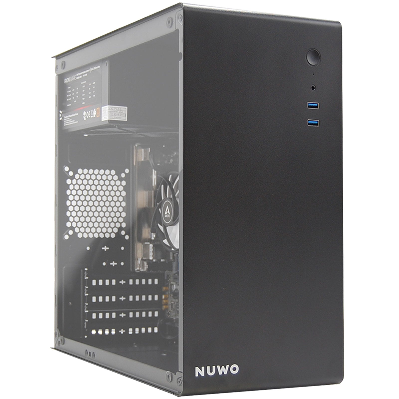 PC Desktop Nuovo PC Computer Assemblato PRO CPU Intel i5-14400 Ram 16GB SSD 1TB WiFi BT Nero Freedos - Disponibile in 2-4 giorni lavorativi GameSIDE&Tech