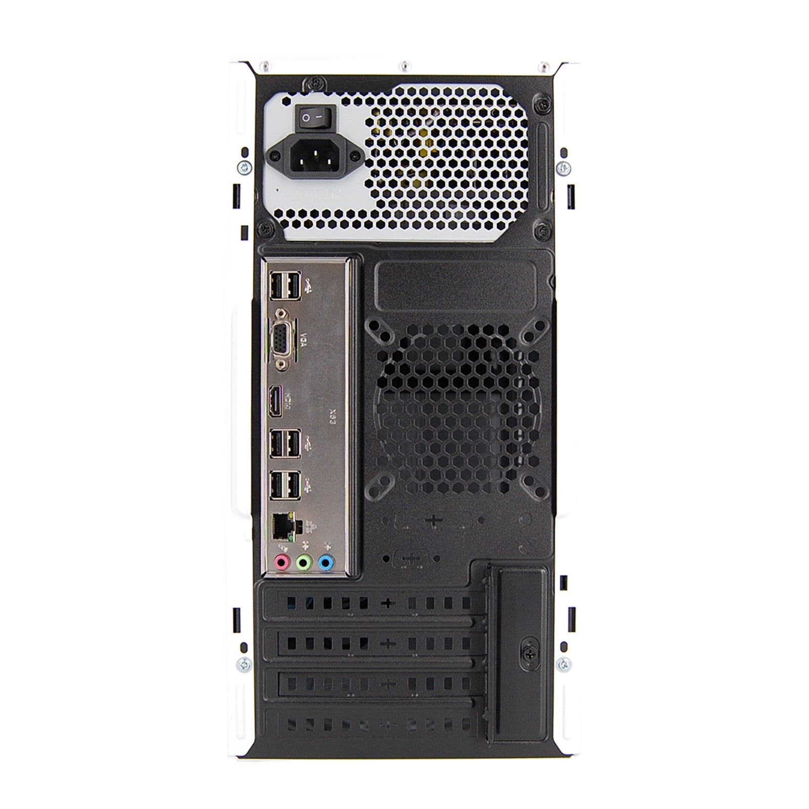 PC Desktop Nuovo PC Computer Assemblato SMART CPU Intel i5-6400 Ram 16GB SSD 500GB Bianco Freedos - Disponibile in 2-4 giorni lavorativi