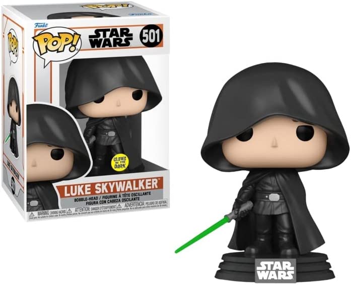 Funko Pop! Star Wars Mandalorian Hooded Luke W/ Saber (Gw) (Latam Exclus.) FUNKO